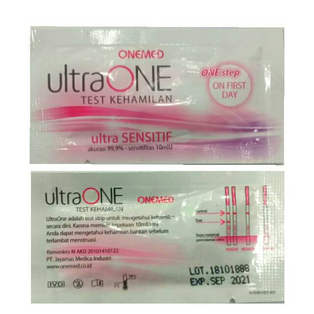 Test pack hamil 10Miu ULTRAONE Tes kehamilan