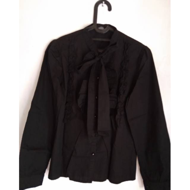 Kemeja hitam kemeja hitam murah kemeja hitam wanita
