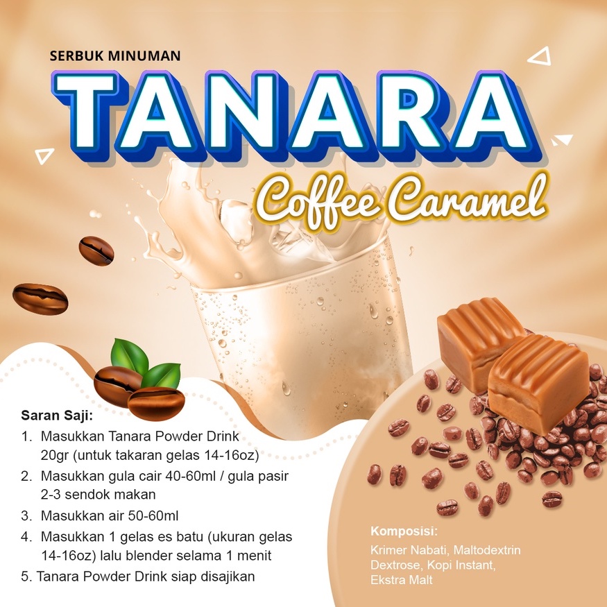 

Bubuk Coffee Caramel 1kg - Minuman Kopi Bubble Drink Aneka Rasa Ice Blend - bp