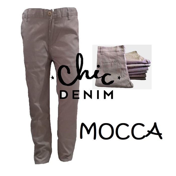 Celana Chinos Terbaru Chino Murah Cowok Pria X60N4 Celana Chino 6768OP  Premium Quality - Mocca, 36