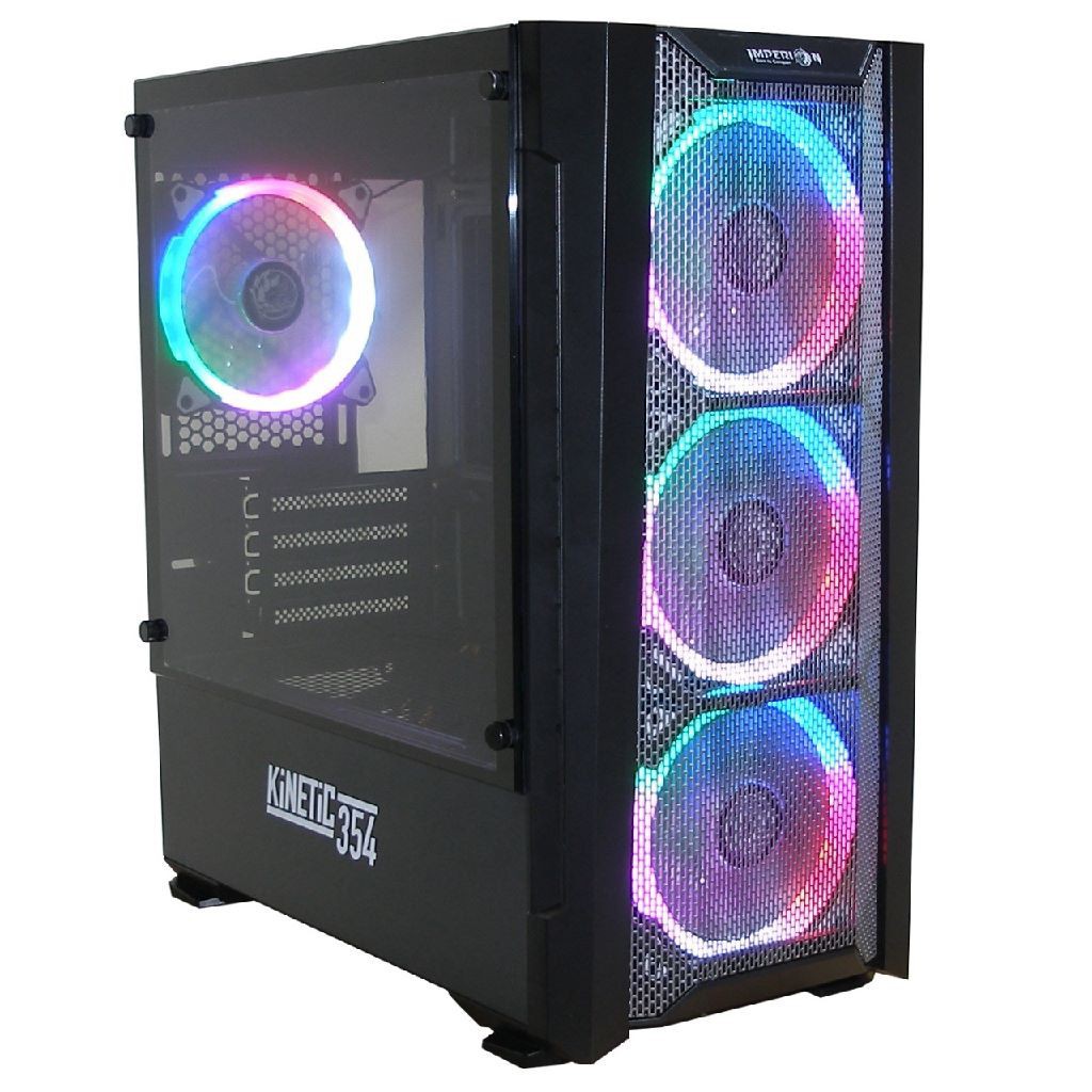 CASING GAMING IMPERION KINETIC 354 FREE 4 FAN RGB