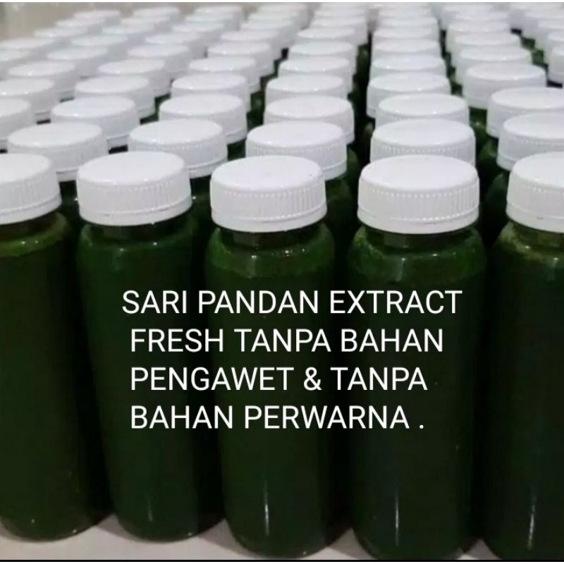 

Endapan Sari Pandan wangi 100% Fresh Murni Alami