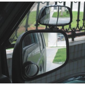 Kaca Cembung Spion External Jepit Spion induk 13x7cm Kotak Hijau BLIND SPOT MIRROR