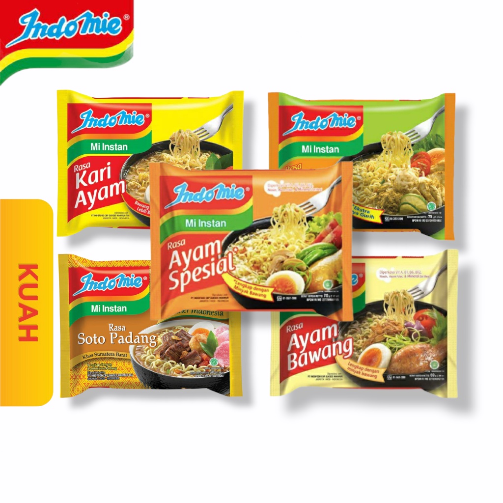 

Mie Indomie Kuah 5 pcs