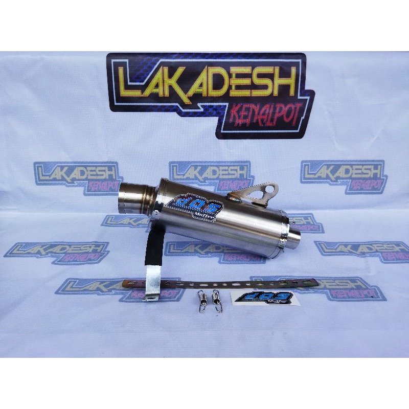 SILENCER (ONLY) KNALPOT DOS (INLET 38/50) BEAT MIO VARIO AEROX SCOOPY NMAX PCX ADV LEXI GENIO DLL