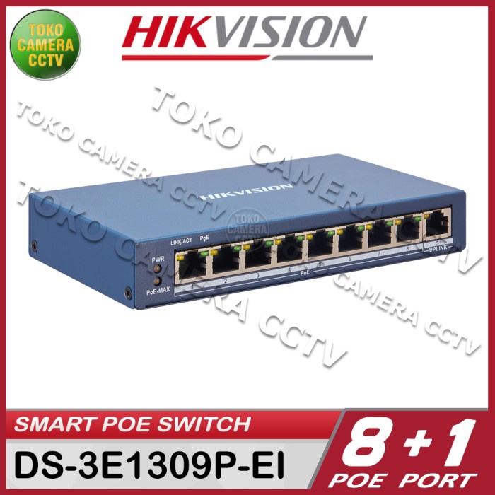 SWITCH POE HIKVISION 8 PORT