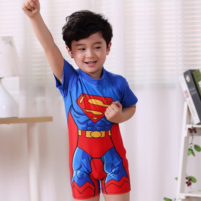 Baju Renang Anak Laki-Laki SwimSuit Motif SuperHero