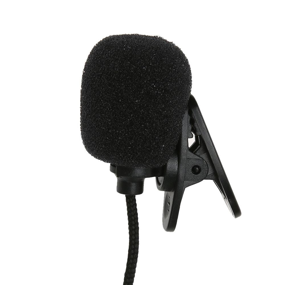 Computer Dedicated Clear Speech No Noise Durable Mini Clip-on Lapel Microphone Hands-free 3.5mm