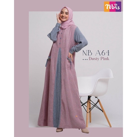 Model Gamis Dewasa Terbaru | NB A64
