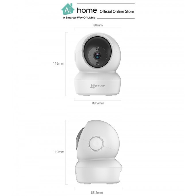 EZVIZ C6N 4MP 2K CCTV Wi-Fi / FREE WALLMOUNT / C6N BERGARANSI RESMI