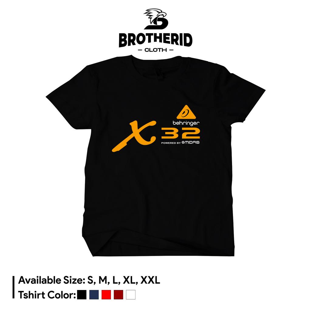 Kaos Behringer x32 By Midas Audio Baju Operator Sound System Sistem Original