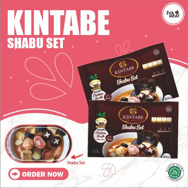 

Kintabe Shabu Set 500 gr / kintabe / shabu kintabe / kintabe set shabu / shabu set kintabe