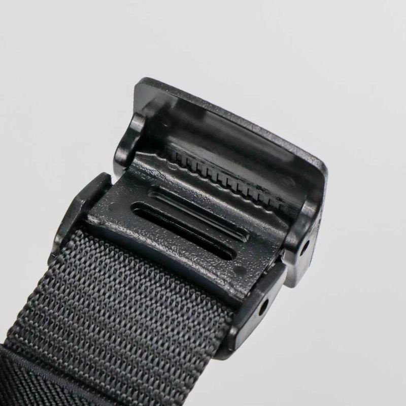 Rhodey Hitam Tali Ikat Pinggang Pria Anti Xray Plastik Automatic Buckle 899