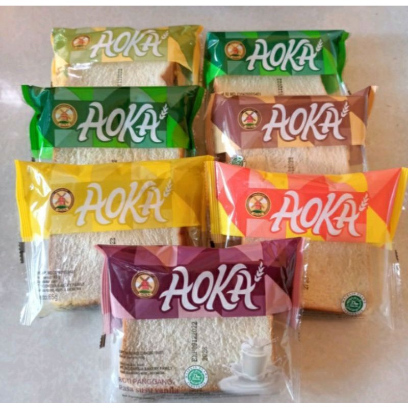 

Roti AOKA / Roti panggang isi all variant