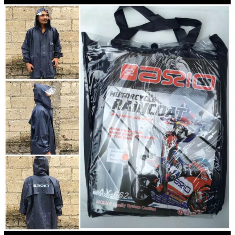 jas hujan axio ax-662(bahan karet)