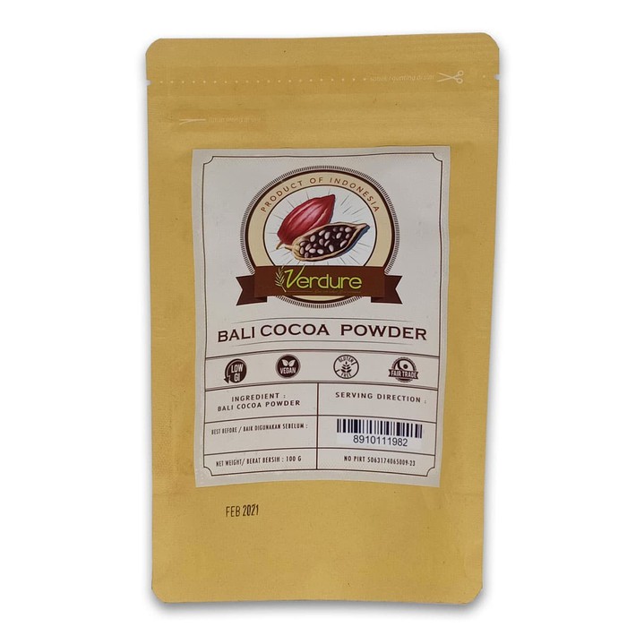 

Verdure Natural Cocoa Powder 100 Gram | Cokelat Bubuk | Coklat Bubuk