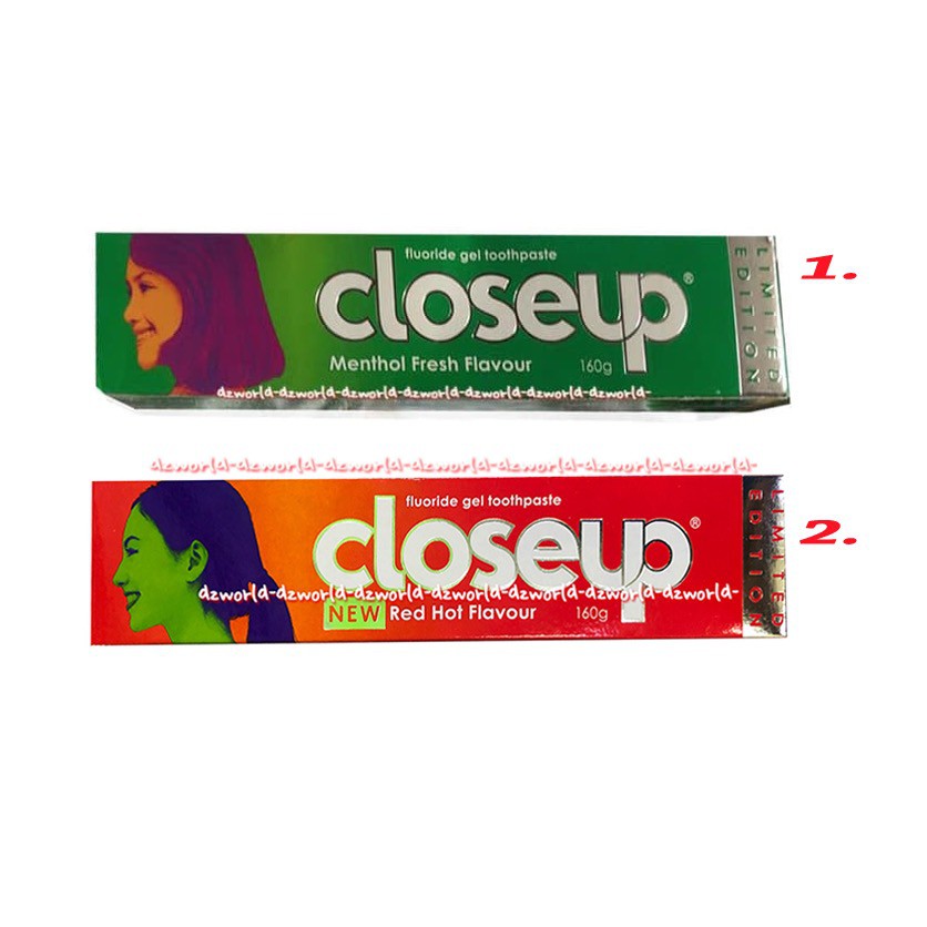 Closeup Ever Fresh Odol Close Up 160gr Everfresh Hijau Green Pasta Gigi Klose Up Merah Hijau