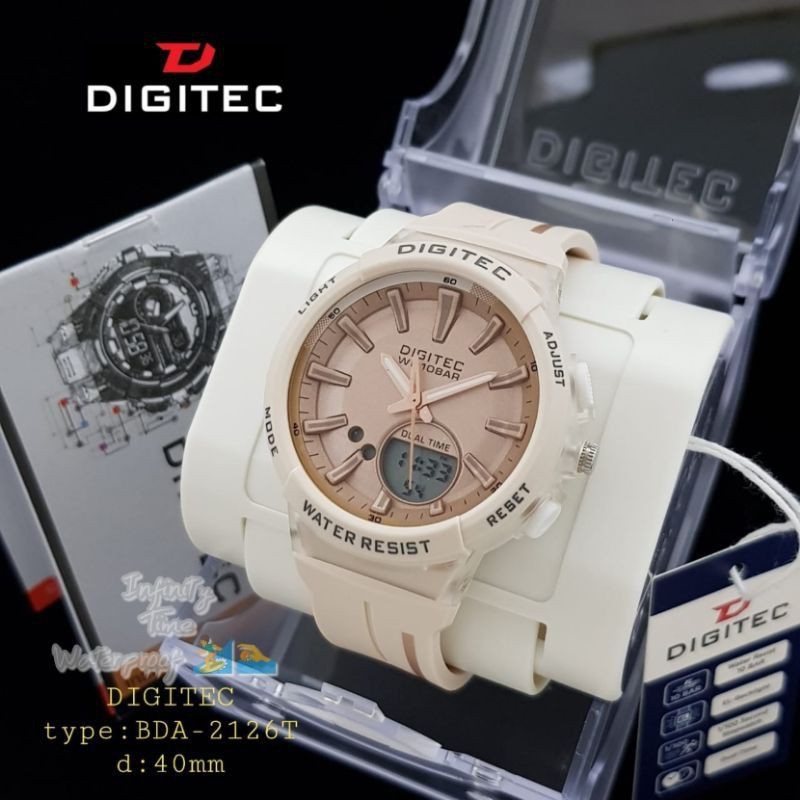 JAM TANGAN CEWEK/WANITA KEREN SPORTY DIGITEC 2126 ORIGINAL WATER RESIST