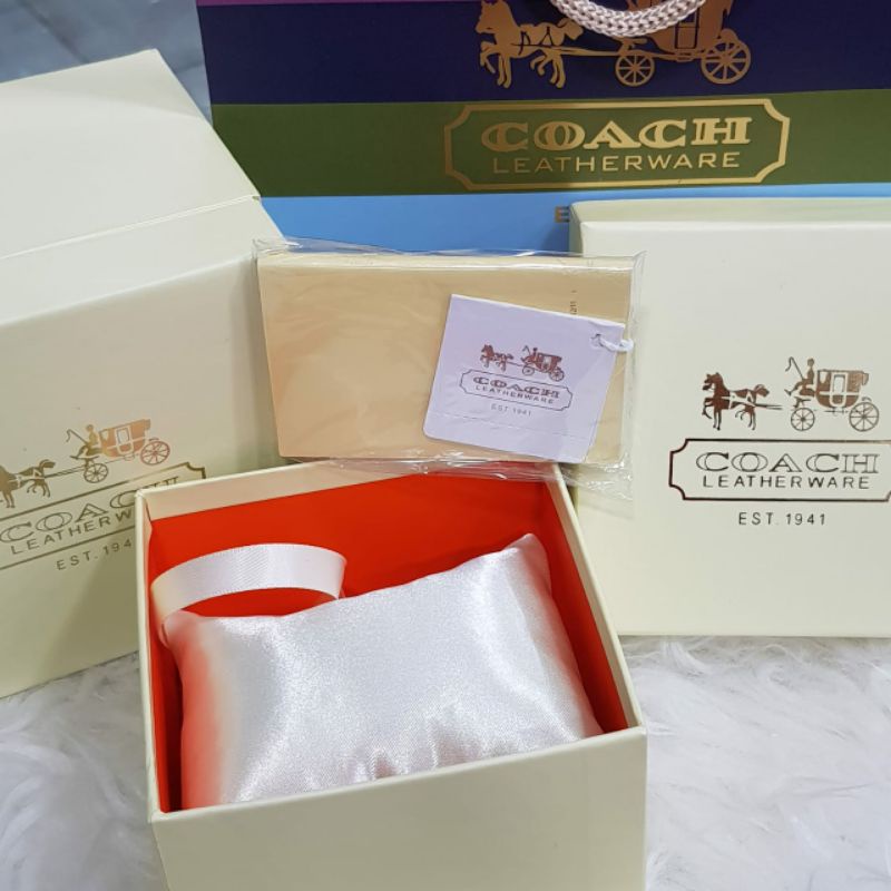 Box kotak jam tangan merk COACH Original