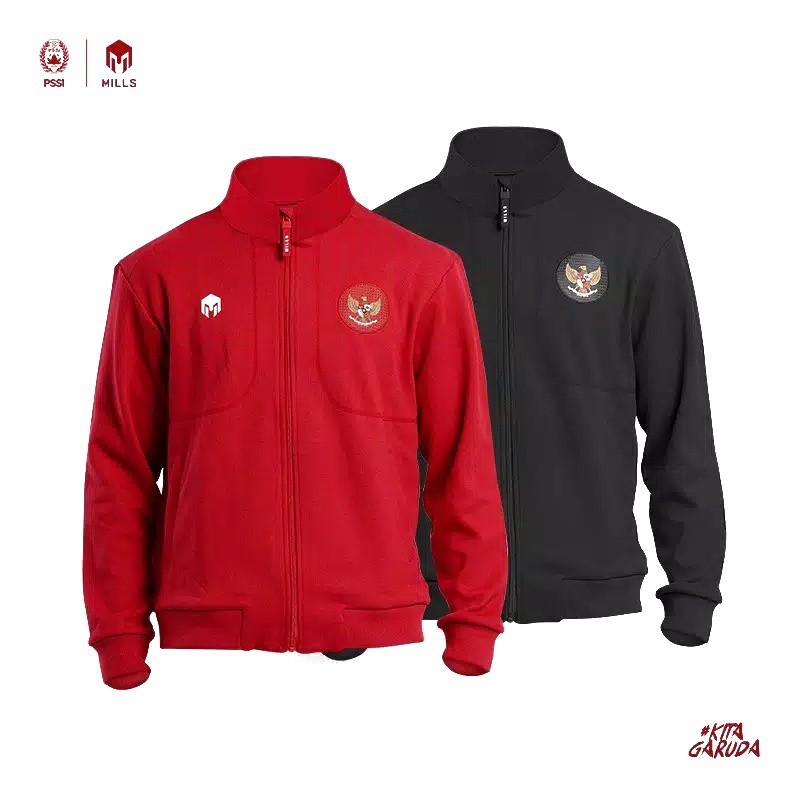 MILLS Timnas Indonesia Garuda Track Jacket 8004GR Original