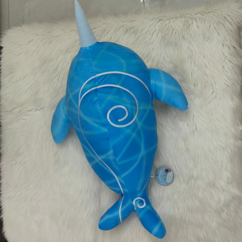 childe / tartaglia whale big plush - genshin impact
