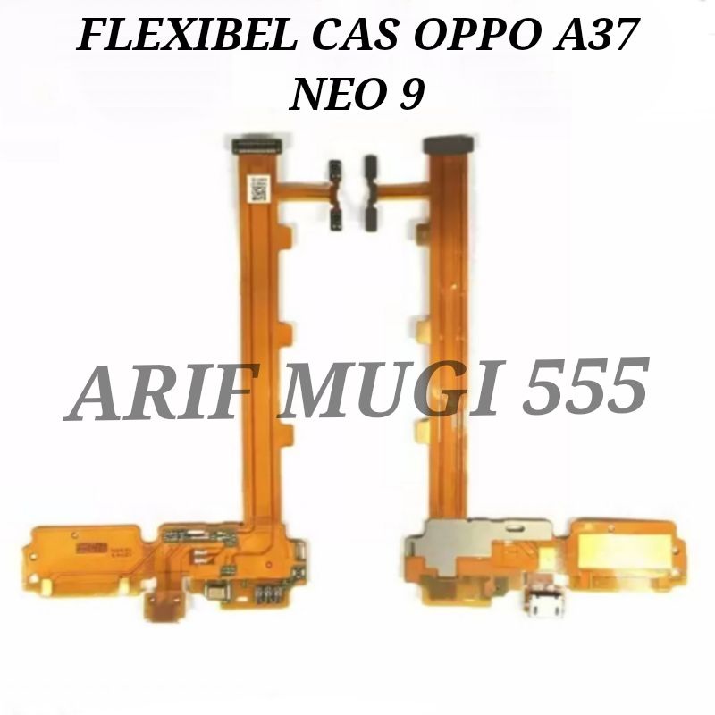 FLEXIBLE FLEKSIBEL CHARGER CAS OPPO A37 A37F NEO 9 ORIGINAL