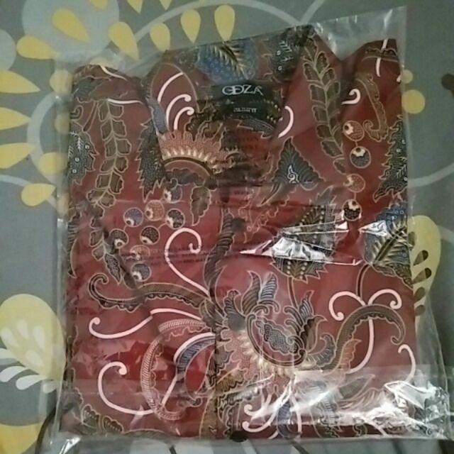 Kemeja Batik Pria Modern Lengan Panjang Casual Modis Slim Fit Trendy Masa Kini Ol 170