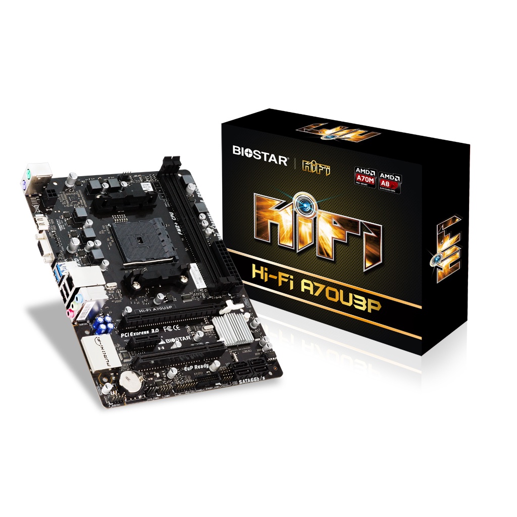 Motherboard Biostar Hi-Fi A70U3P (ISTIMEWA)