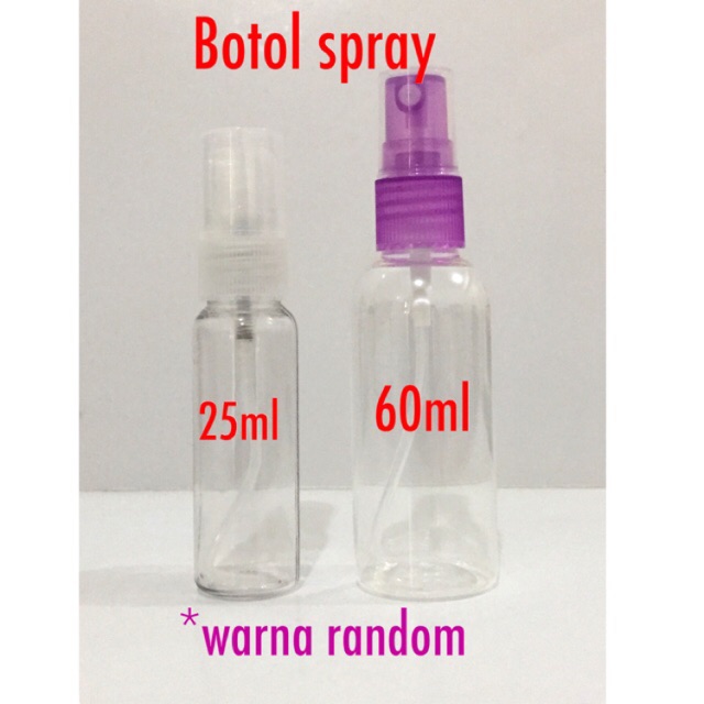 Botol plastik spray 60ml spray 25ml Shopee Indonesia