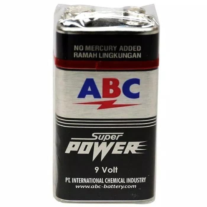 BATERAI ABC SUPER POWER 9V / BATTERY ABC SUPER POWER 9V