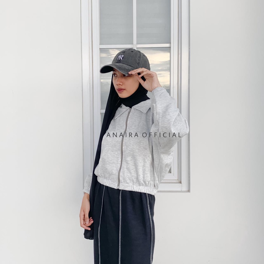 SWEATER WANIITA AIRA CROP ANAIRAOFFICIAL SWEATER OVERSIZE WANITA SWEATER CEWEK SWEATER OVERSIZE CEWEK CREWNECK CEWEK CREWNECK WANITA