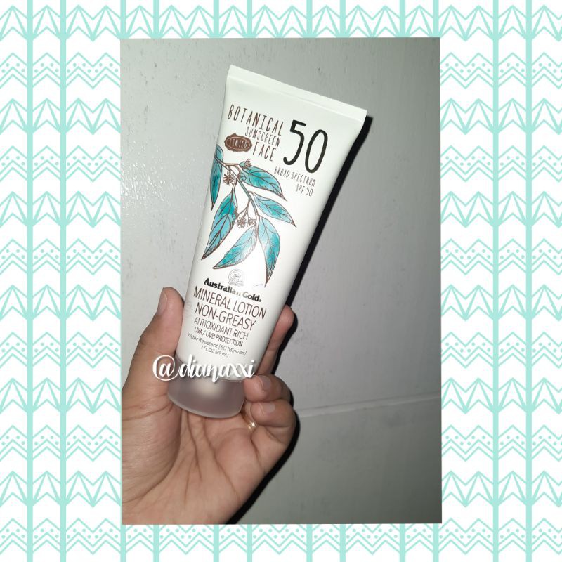 (Preloved) Australian Gold Botanical Tinted Sunscreen Spf 50