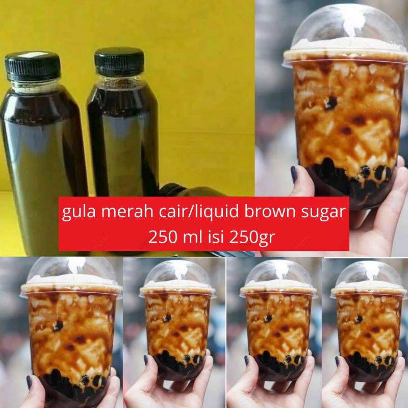 GULA MERAH AREN CAIR BROWN SUGAR BOTOL CARAMEL 250ml ISI 250gr