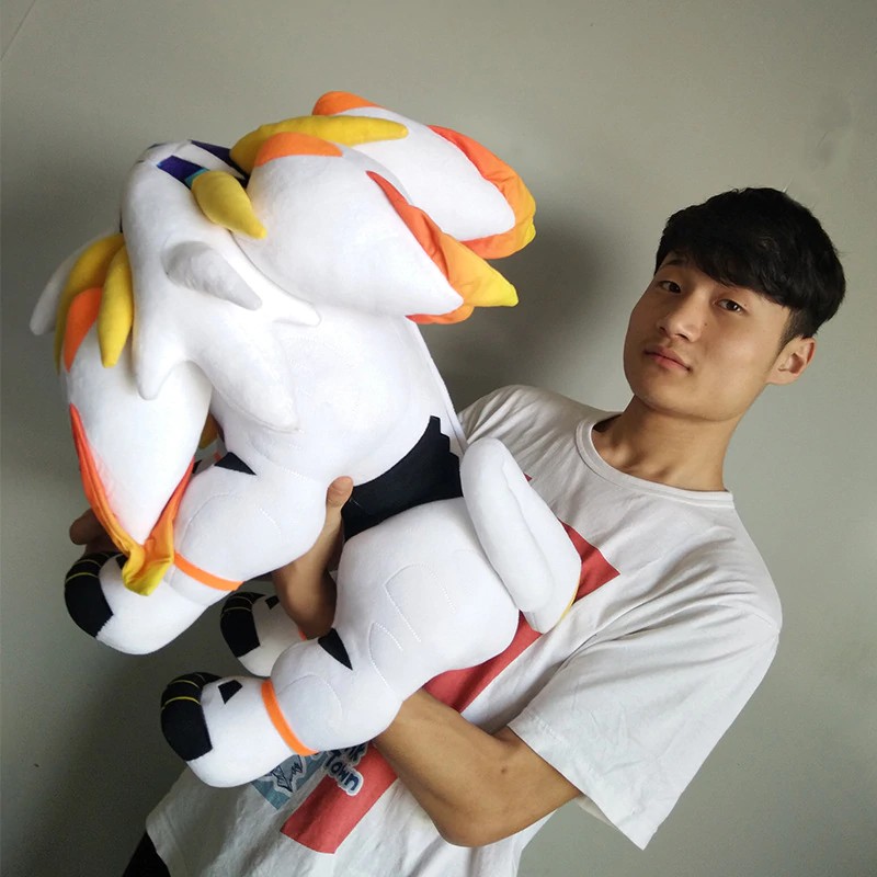 mainan 50cm 1.5kg Solgaleo Plush Doll Stuffed Animal Toy