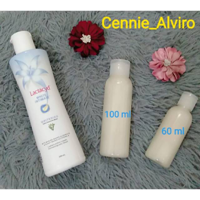 (SHARE IN BOTTLE) Lactacyd white intimate 60 ml WHITENING 100% Original | import
