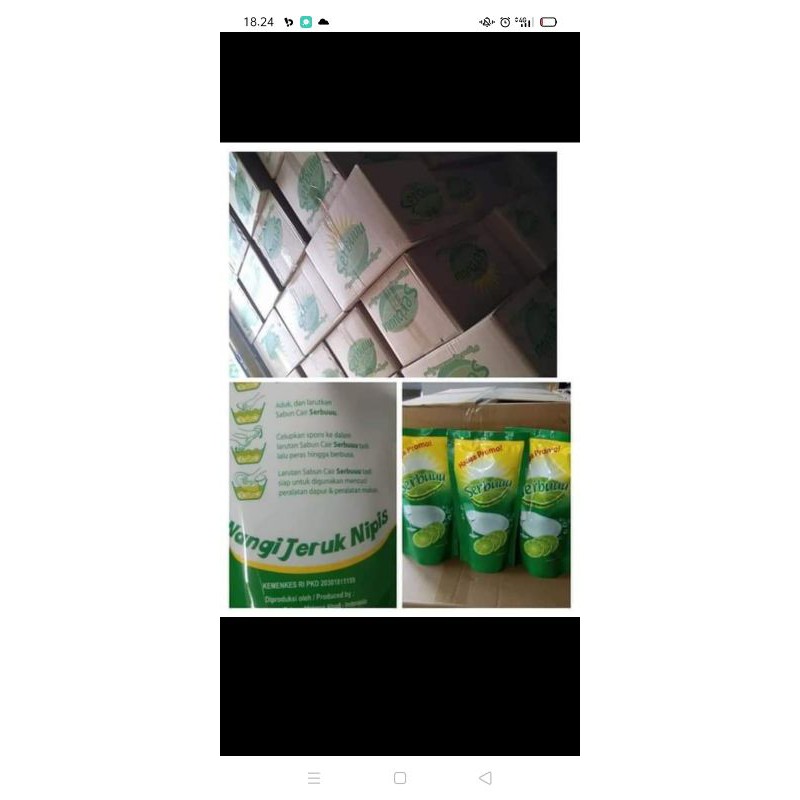 sabun cuci piring " Serbu"