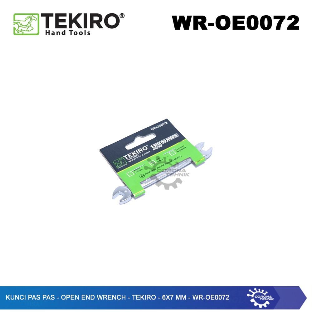 WR-OE0072 - Kunci Pas Pas - Open End Wrench - Tekiro - 6x7 mm