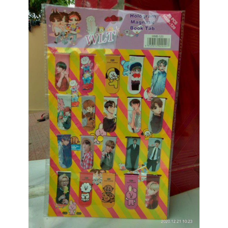 

pembatas buku BT21 (BTS)