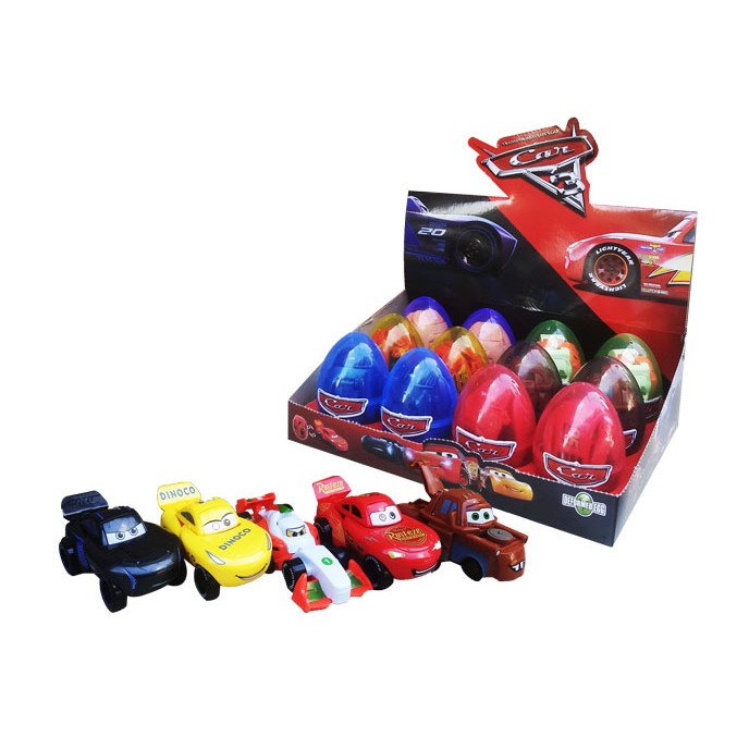 CARS SURPRISE EGG BENING (1BX 12) - JT1801