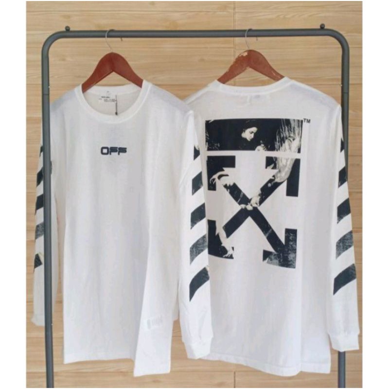Kaos Lengan panjang/Longsleeve White off