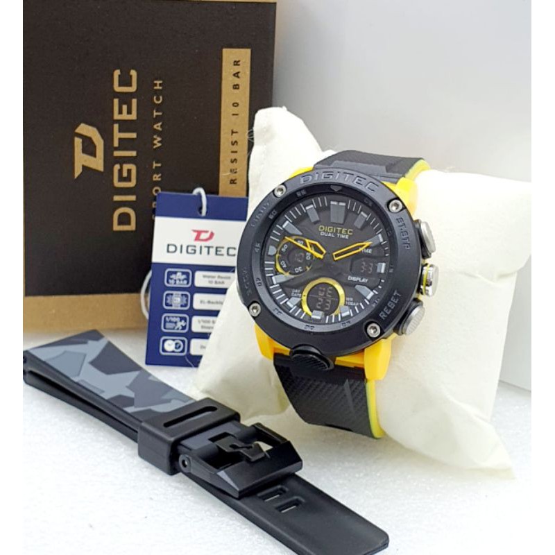 Jam Tangan Pria Digitec Original DG2094 Limited Edition