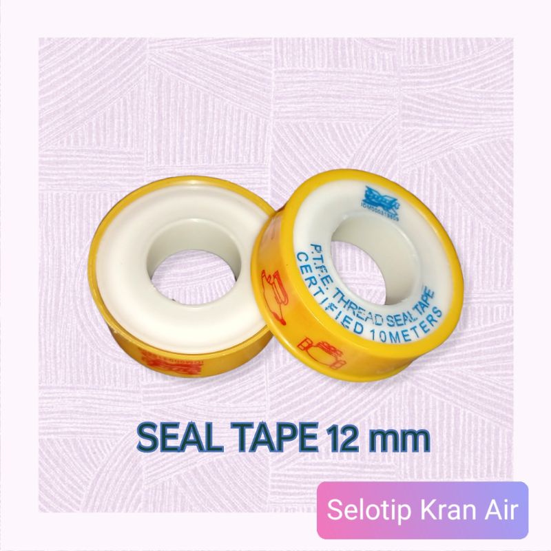 Seal Tape Viper 12 mm 10 Meter  - Selotip Kran Air - Isolasi Pipa Paralon