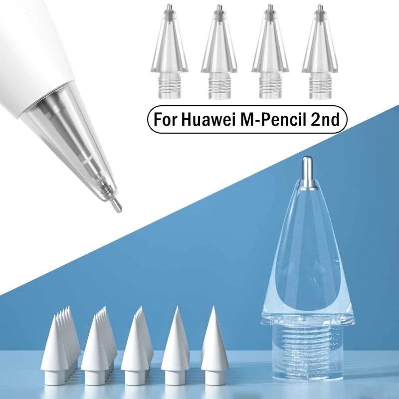 Pen Tips Screen Plated Layar Sentuh Alloy Touch Pencil Tip Pengganti Nikel Kompatibel Dengan Stylus Generasi Ke 2 Huawei M-Pensil