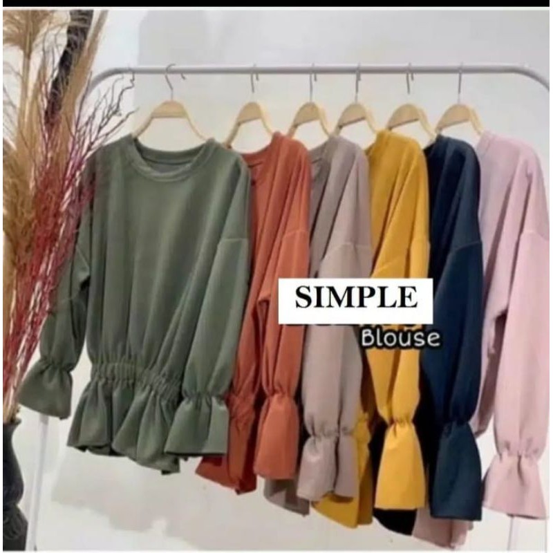 blouse simple top. ld 120