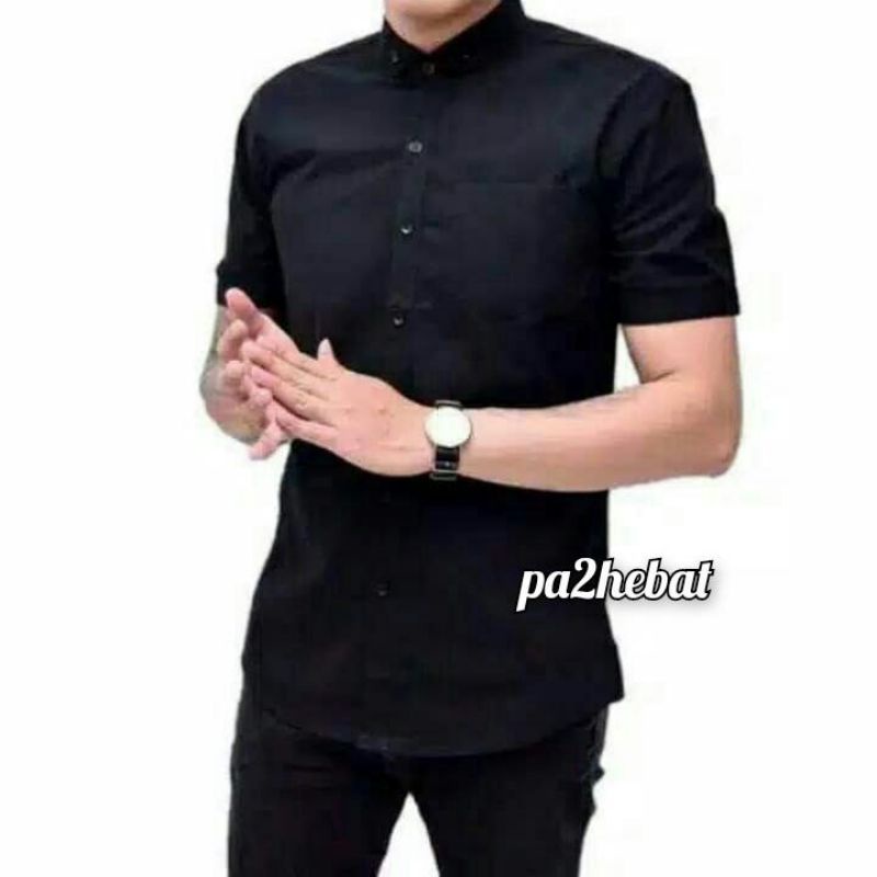 Hem Polos Baju Kantor - Kemeja Polos distro - M.L.XL Cassual