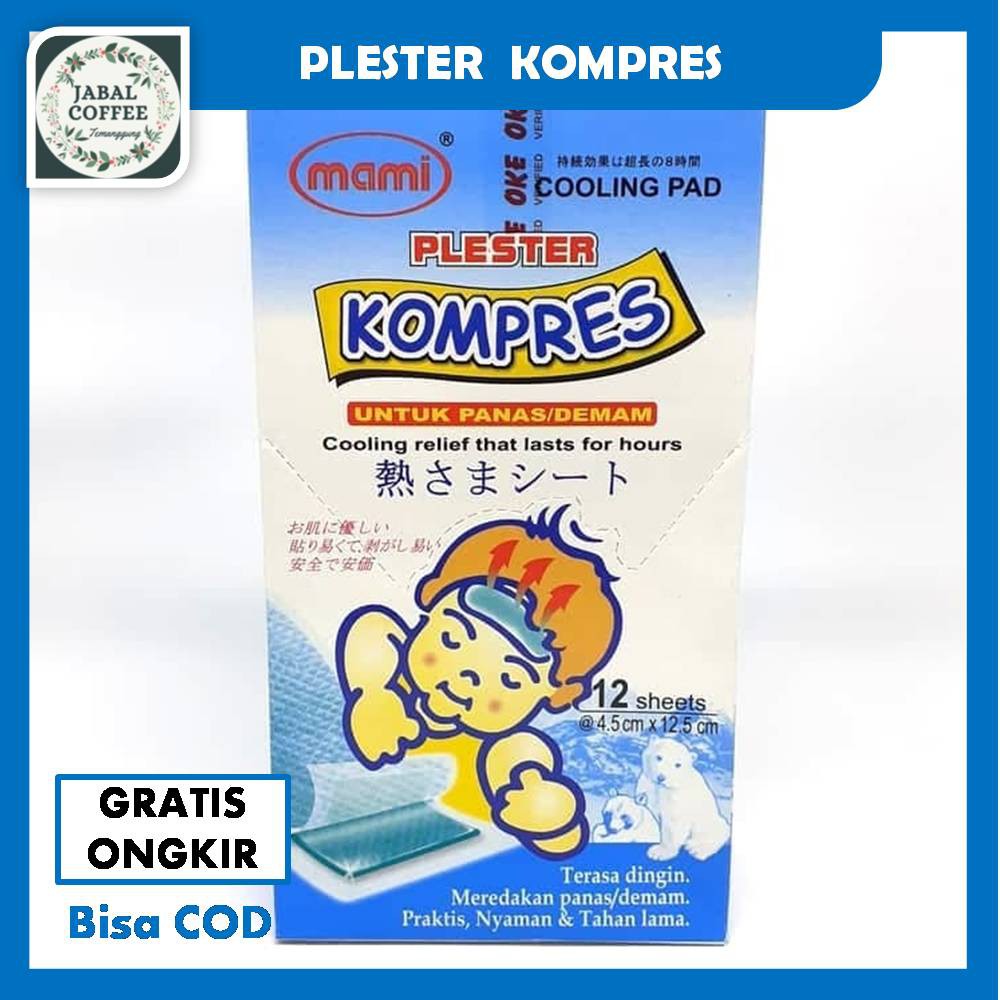 Kompres Demam Anak / Plester Kompres Anak Mami / Mami Plester Kompres Anak