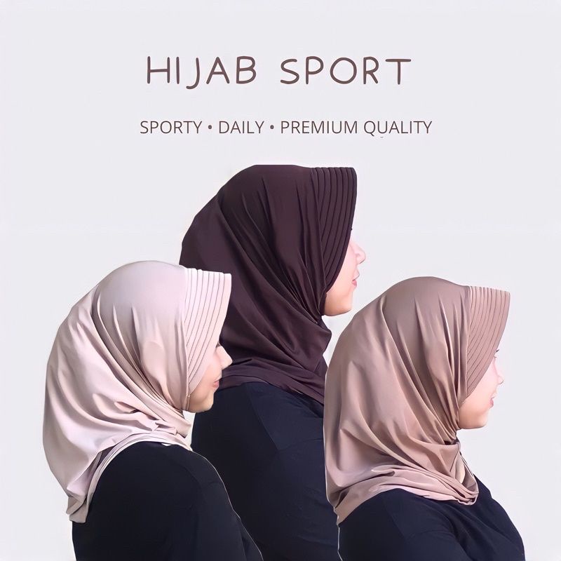 Jilbab Sport / Bergo Sport (Olahraga)-4