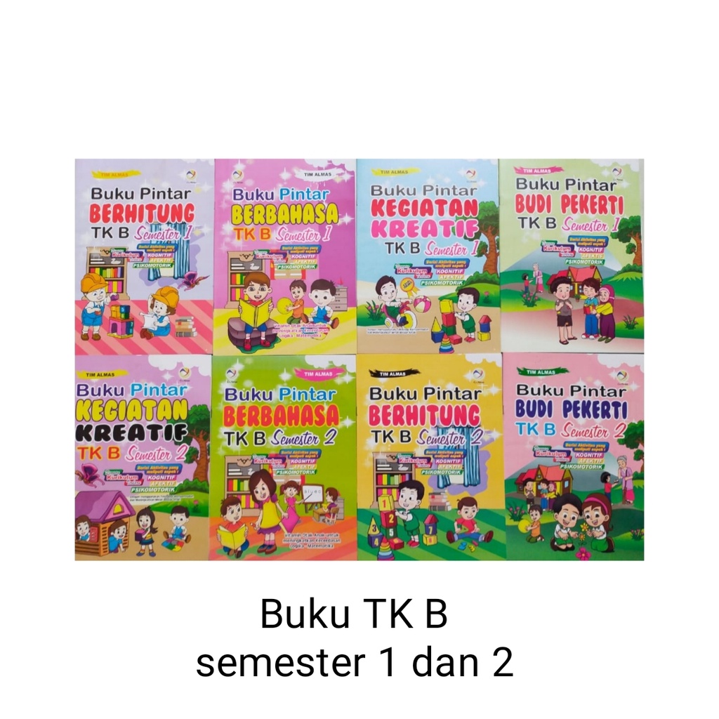 

BUKU BESAR TK B SEMESTER 1 FULL COLOR/1 PAKET ISI 4