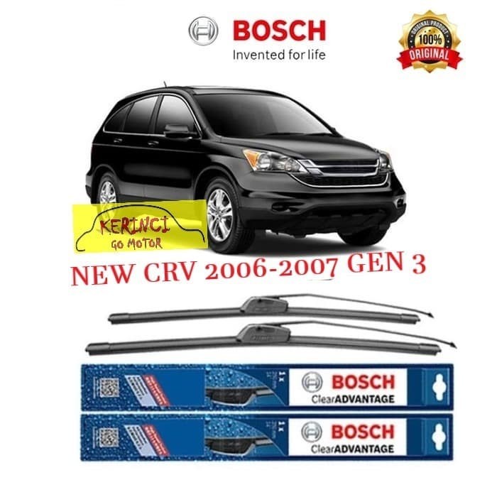 WIPER BOSCH CLEAR ADVANTAGE HONDA NEW CRV 2006-2007 GEN 3 26&quot; &amp; 17&quot;