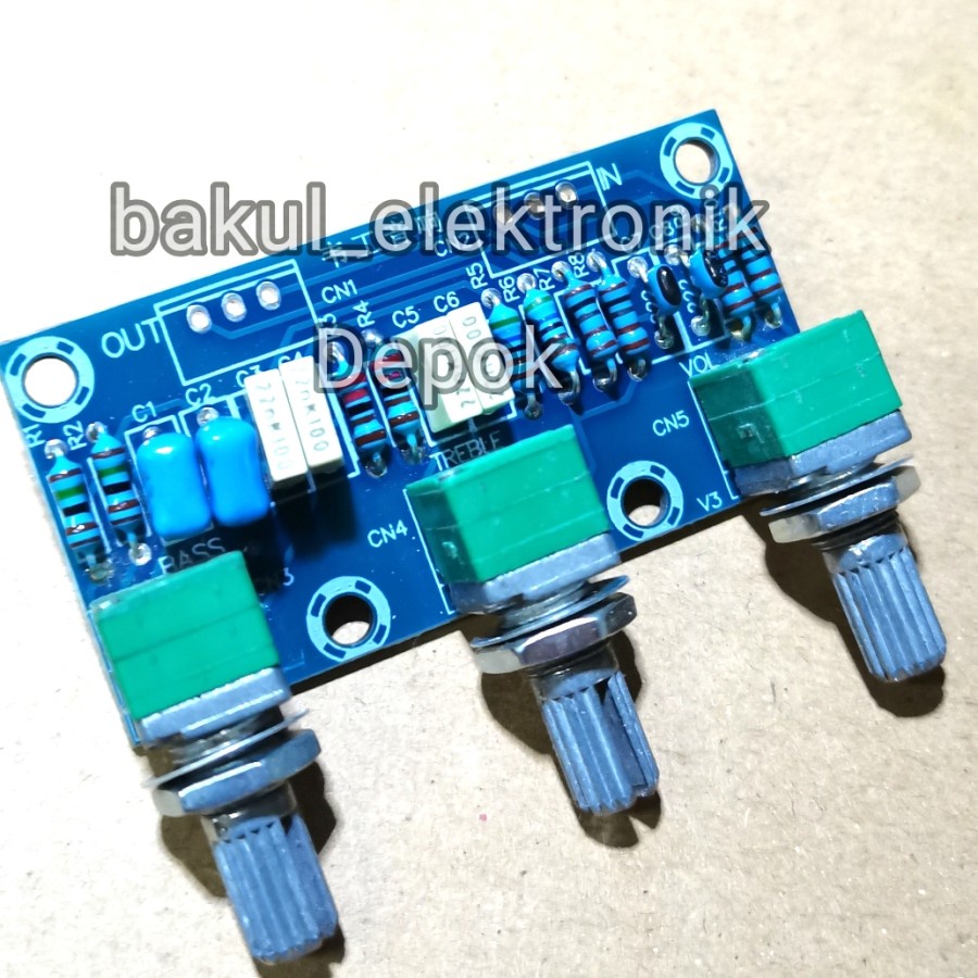 stereo Tone control pasif